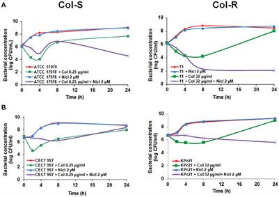 Synergistic Activity of Niclosamide in Combination With Colistin Against Colistin-Susceptible and Colistin-Resistant Acinetobacter baumannii and Klebsiella pneumoniae